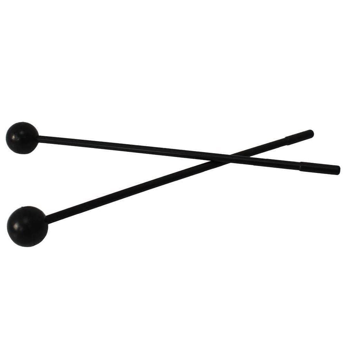A-Star Soft Rubber Head Beaters with Secure Plastic Handle for Chime Bar, Metallophone, Glockenspiel, Xylophone - 2Pcs/Pair