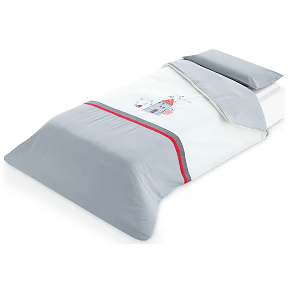 Pirulos Youpi – Duvet Cover and Pillow Case, Grey