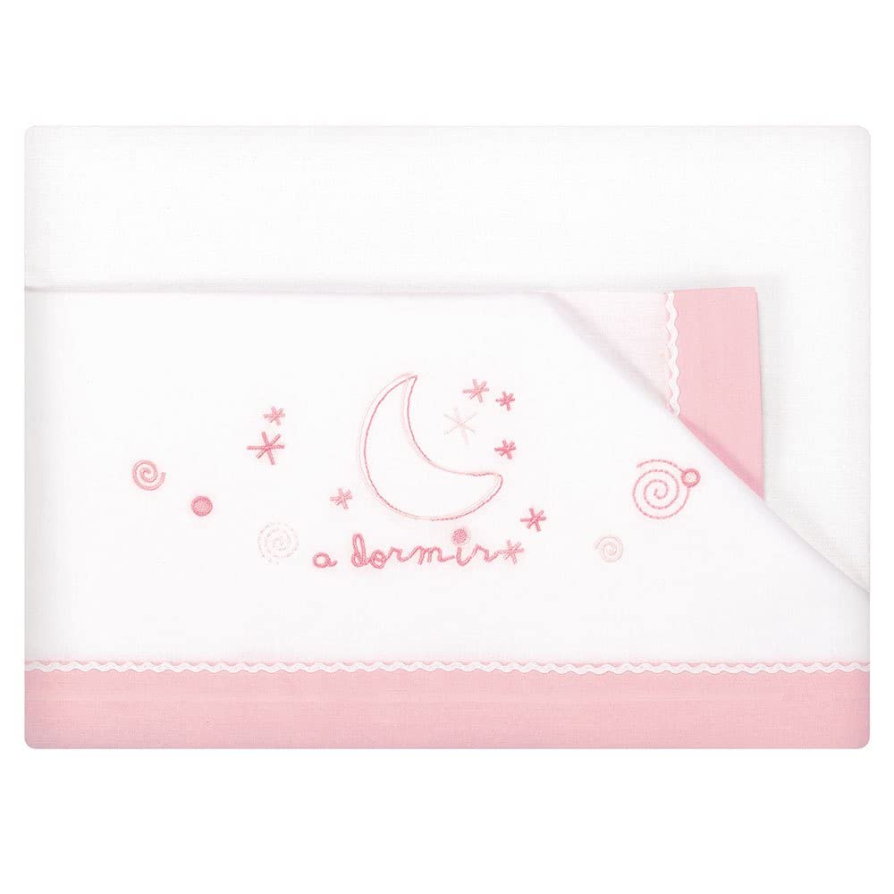 pirulos to Sleep – Mini Flannel Sheets and Cotton, Pink