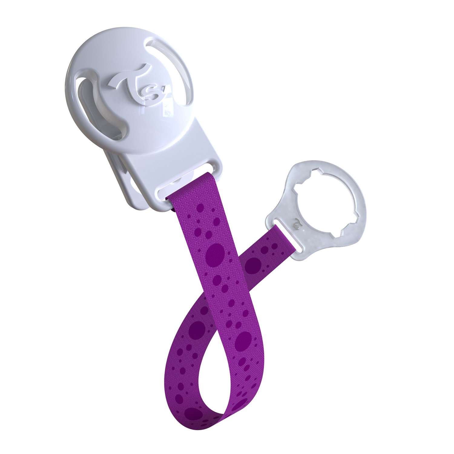 Twistshake Pacifier Clip Purple