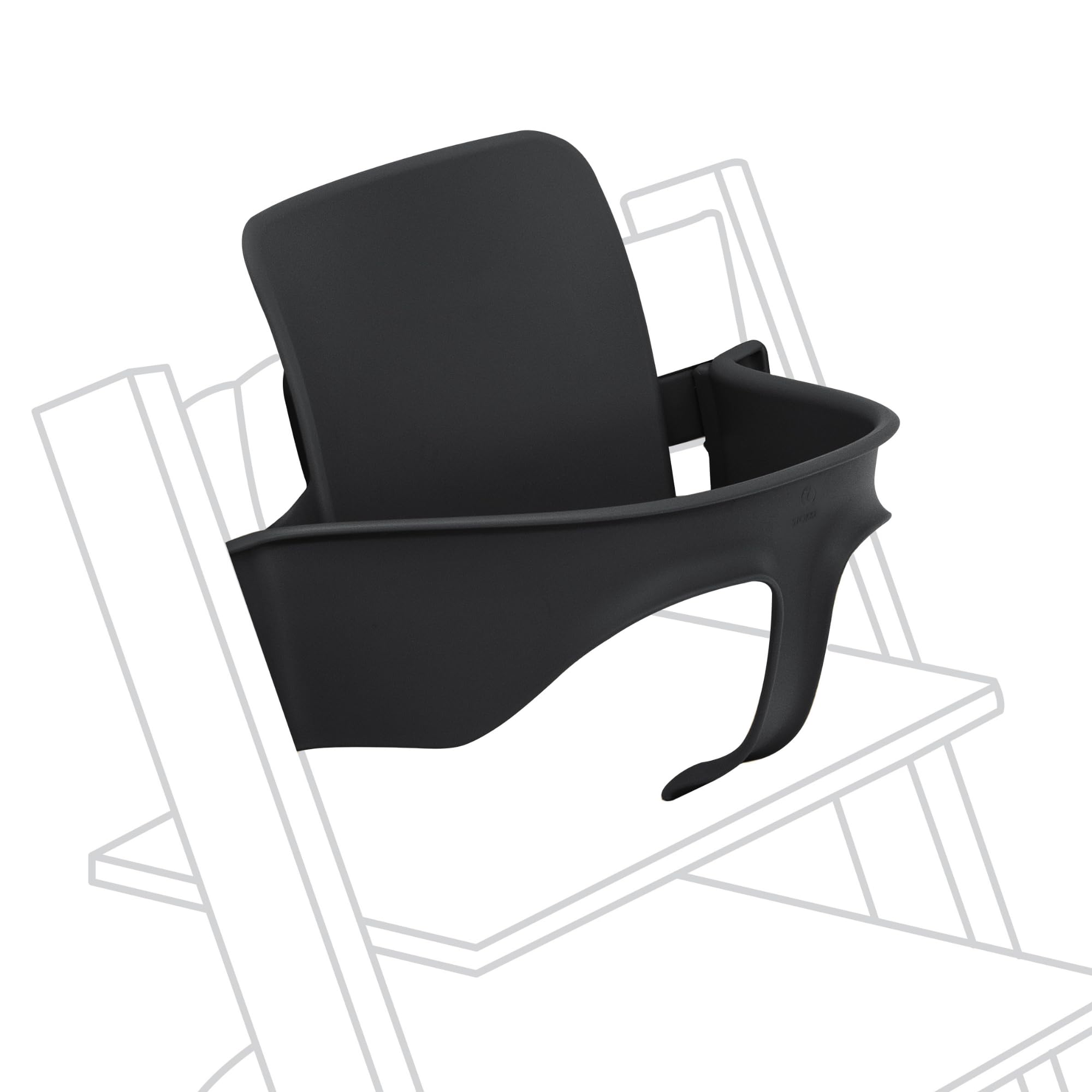 Stokke Tripp Trapp Baby Set2, Black - Best for Ages 6-36 Months