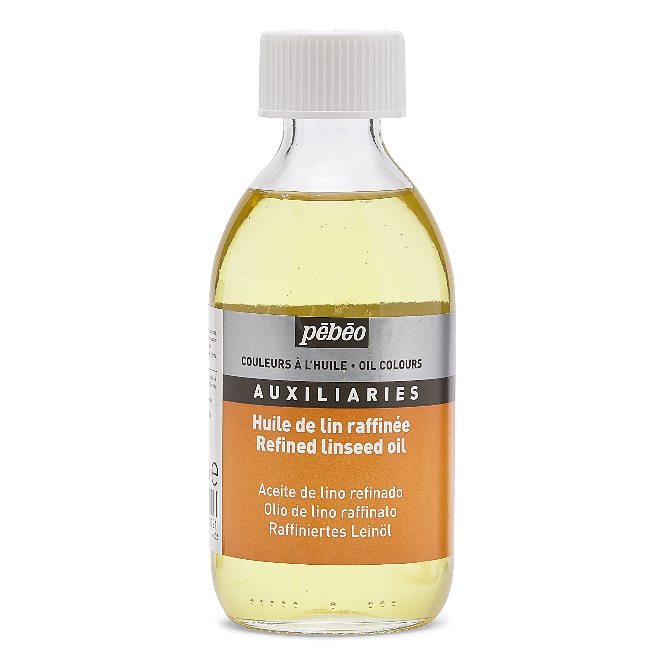 PEBEO 650102 245 ml Refined Linseed Oil, Transparent