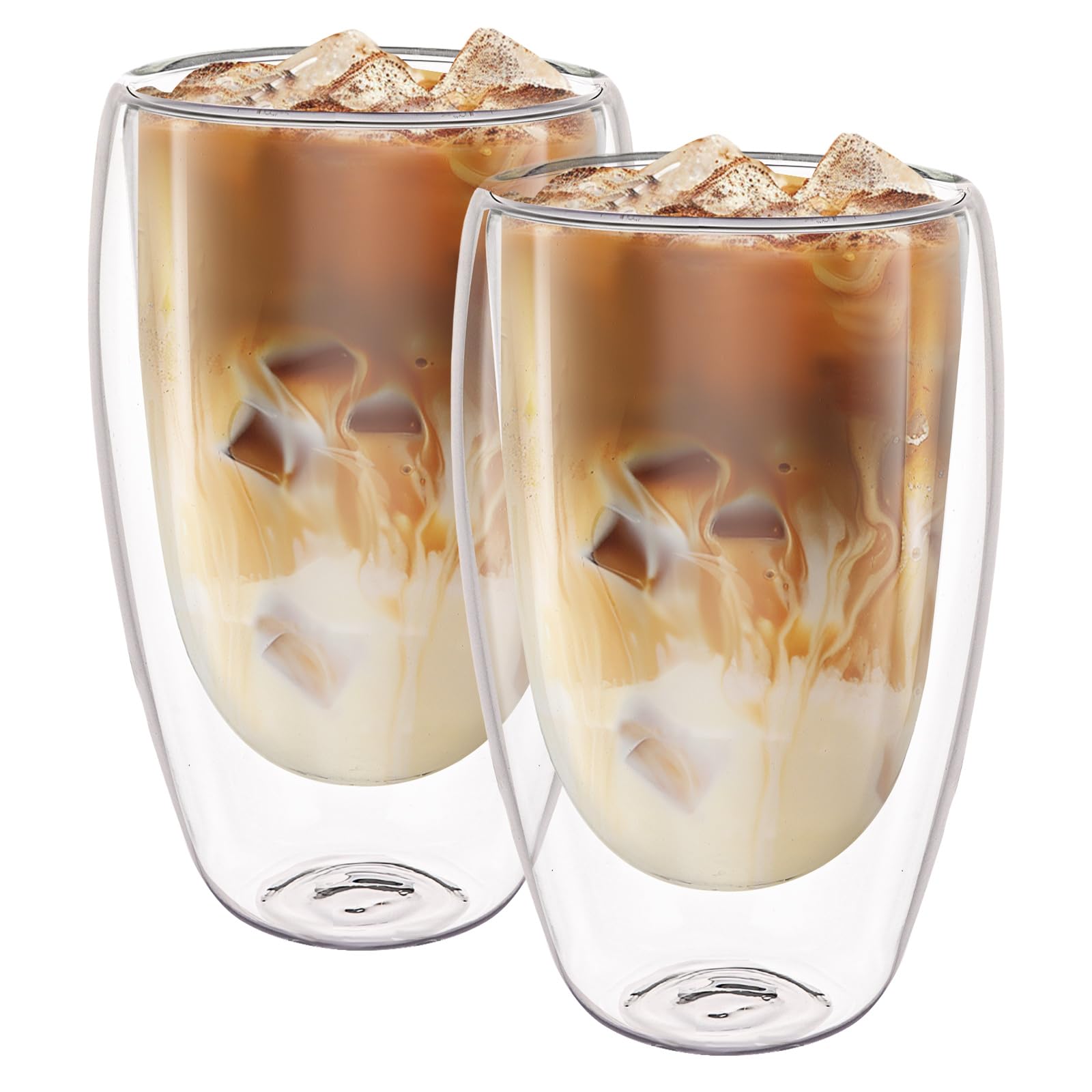 ASelected Set of 2 Cappuccino Cups 450 ml