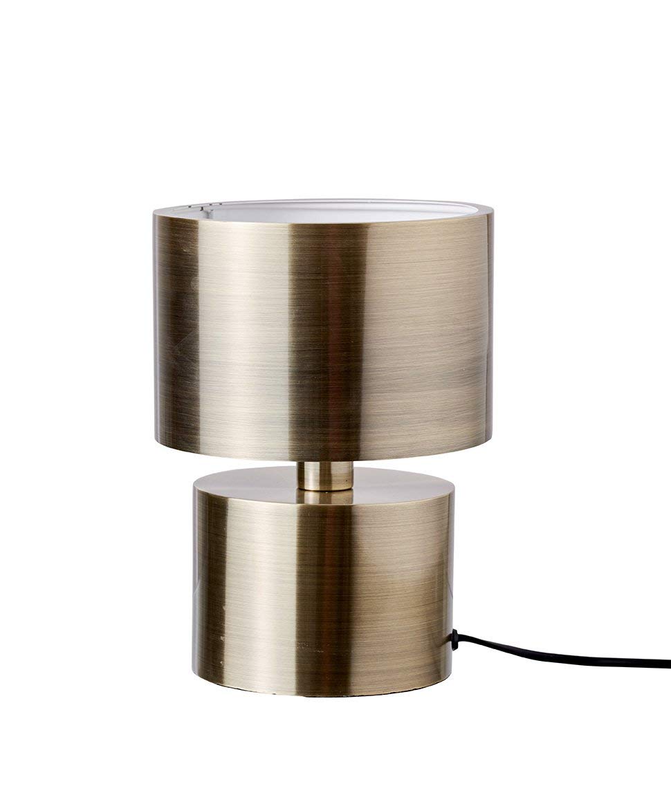 Dyberg Larsen Silence Table Lamp, 18 cm Diameter, Brass, 40 W