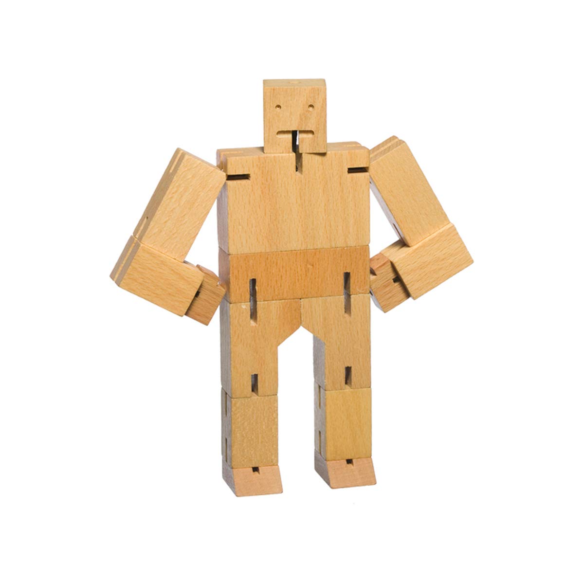 SUCK UK Areaware Natural Wood Micro Cubebot