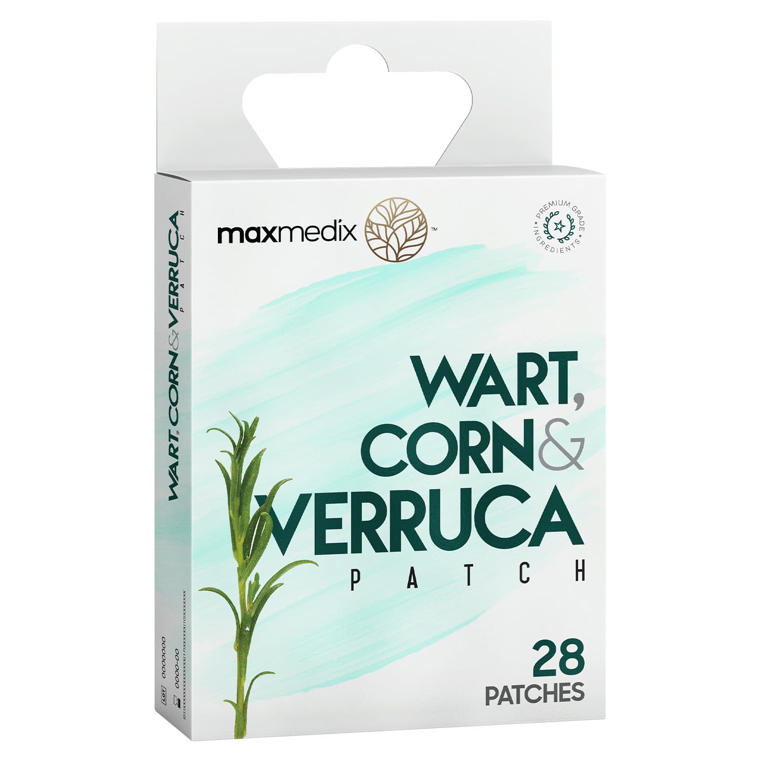 Wart, Corn & Verruca Patches - Pack of 28 Patches with Salicylic Acid - Safe & Effective - Wart Remover for Hands & Corn Remover for Feet - Alternative to Verucca Freeze Removal & Wart Cream