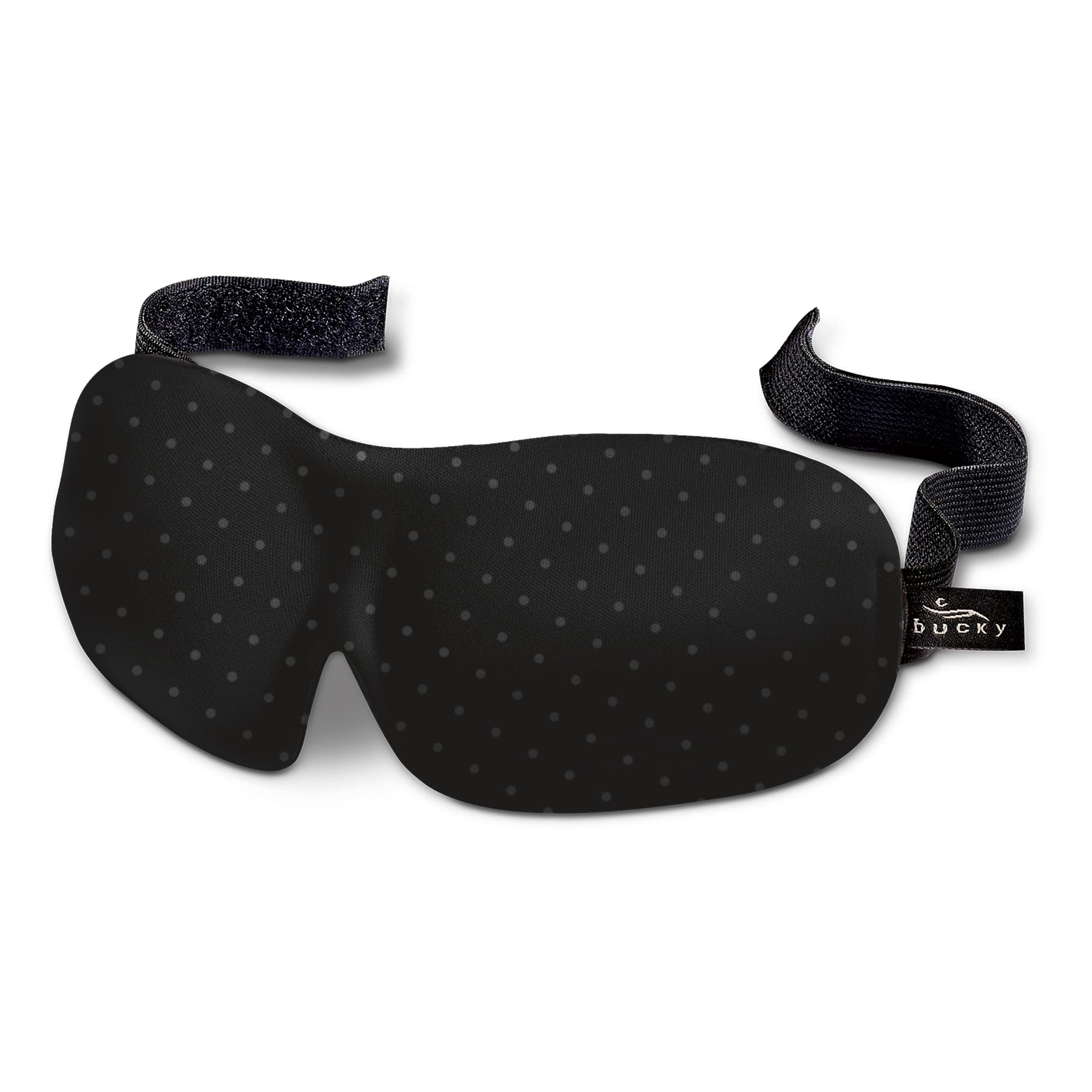 Bucky 40 Blinks No Pressure Beauty & Travel Eye Masks, Gray Dots
