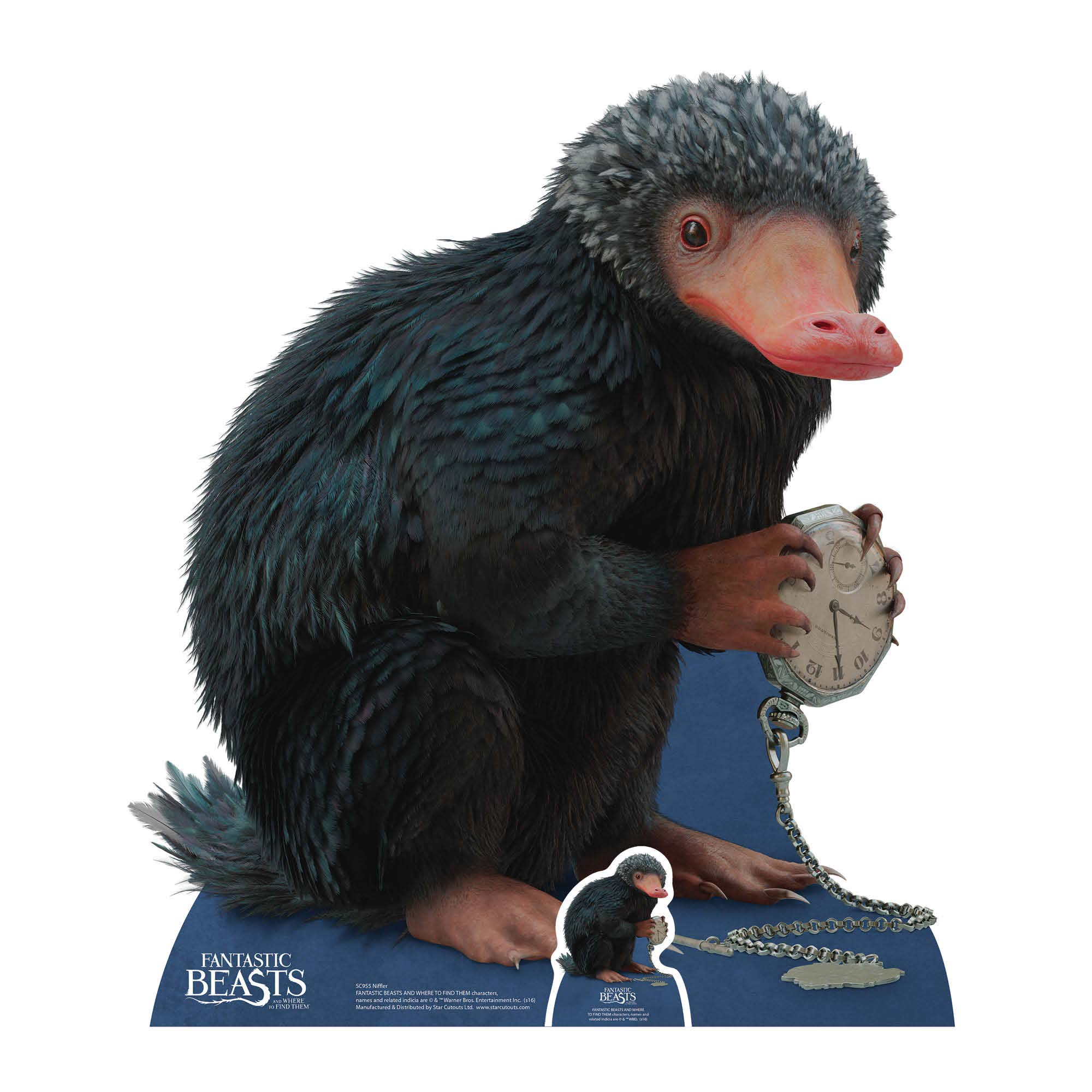 STAR CUTOUTS Niffler Fantastic Beasts Life Size Cardboard, Multi-Colour