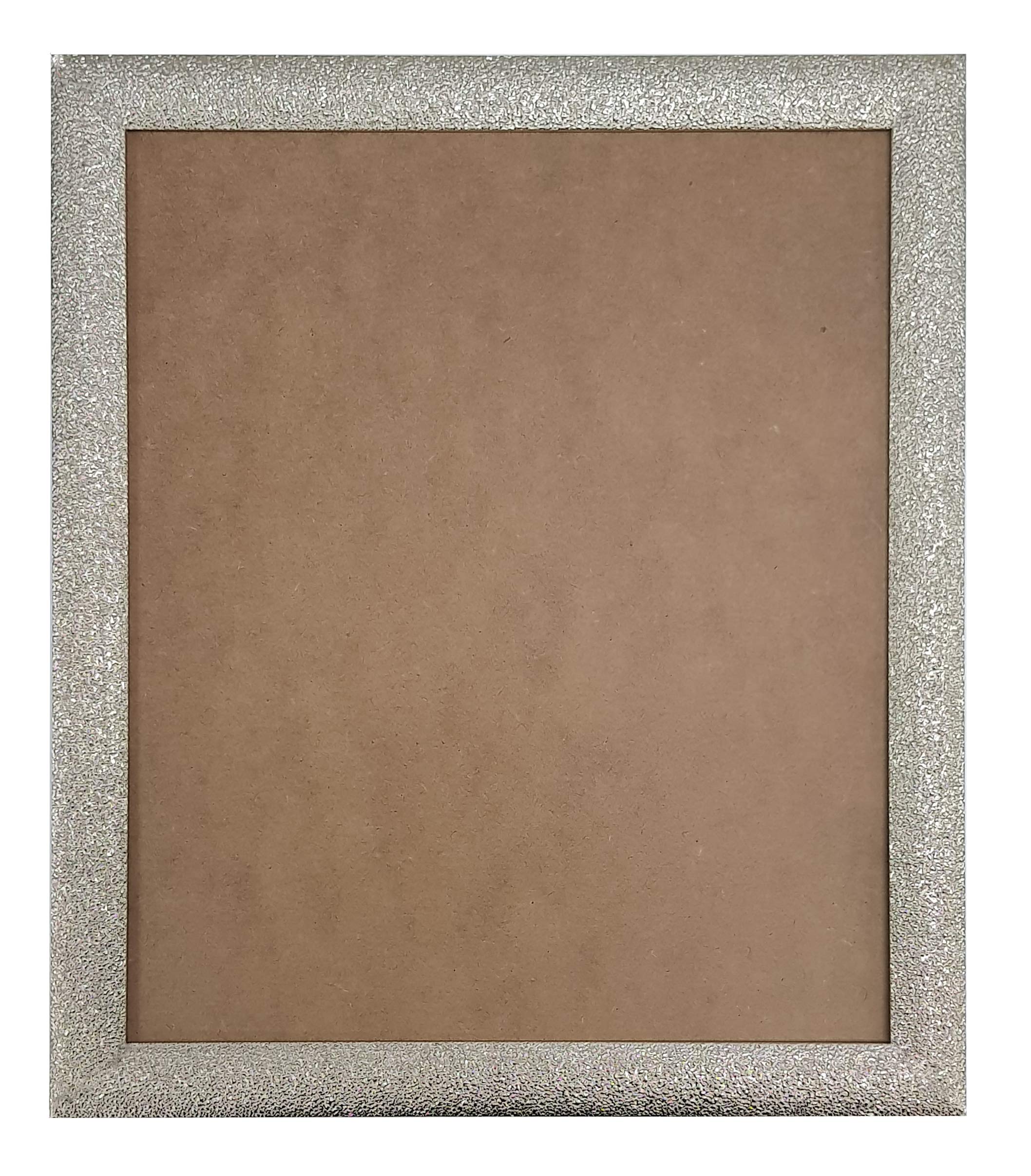 FRAMES BY POST Glitz Champagne Silver Picture Photo Frame for 21 x 10 Inch Plastic Glass