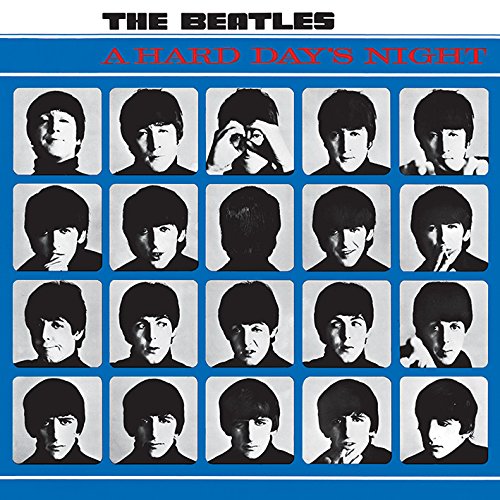 The Beatles (A Hard Days Night 2.5cm 40 x 40cm Album Cover Canvas Print