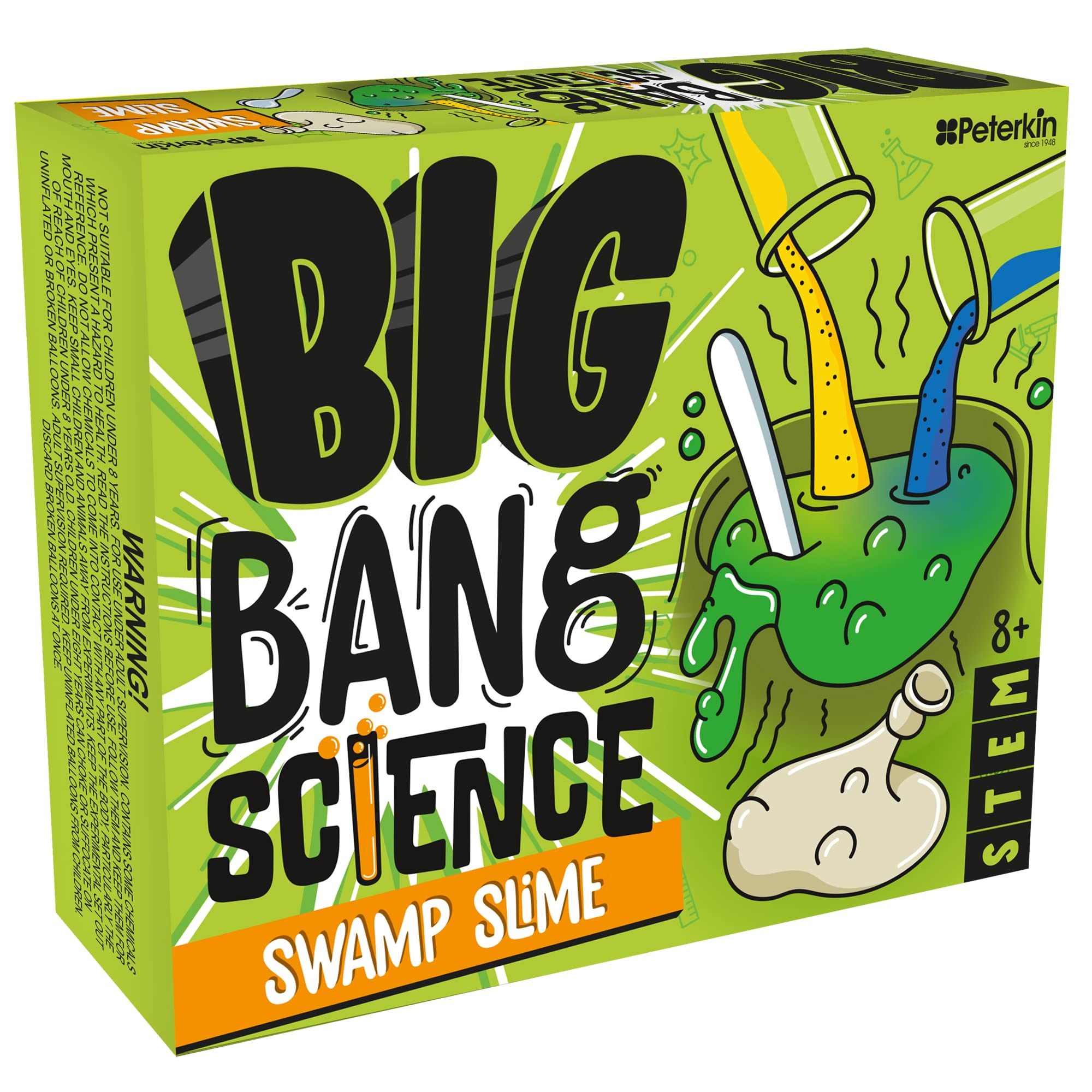 PETERKIN | Big Bang Science - Swamp Slime Kit | Have lots of fun exploring the world of science! | Craft & Science | STEM Toys | Ages 8+