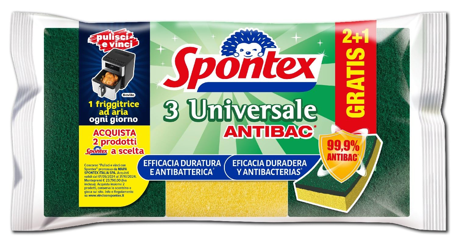 Spontex Scourers Universal – 2 + 1 pieces