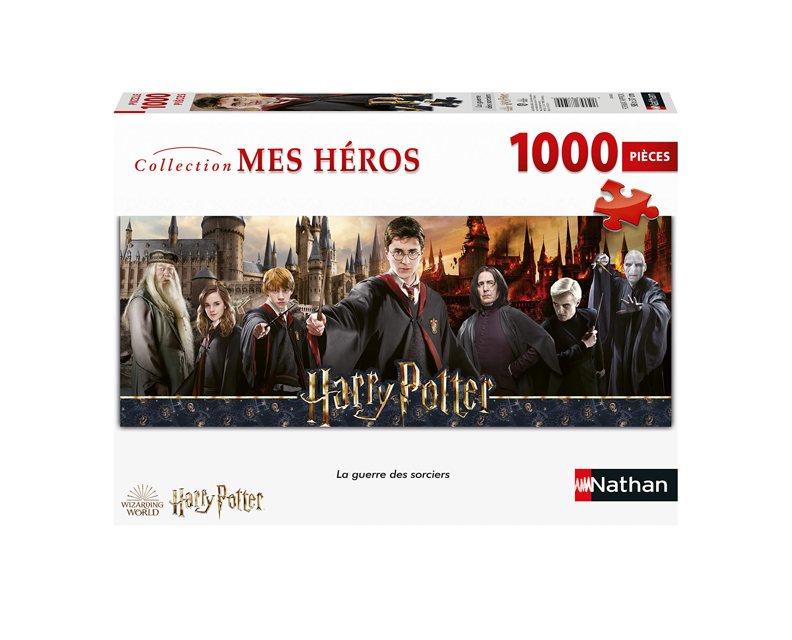 Nathan - Puzzle 1000 Pieces - The Wizard War - Harry Potter - Adults and Children from 14 Years - High-Quality Puzzle - My Heroes Collection - 87642