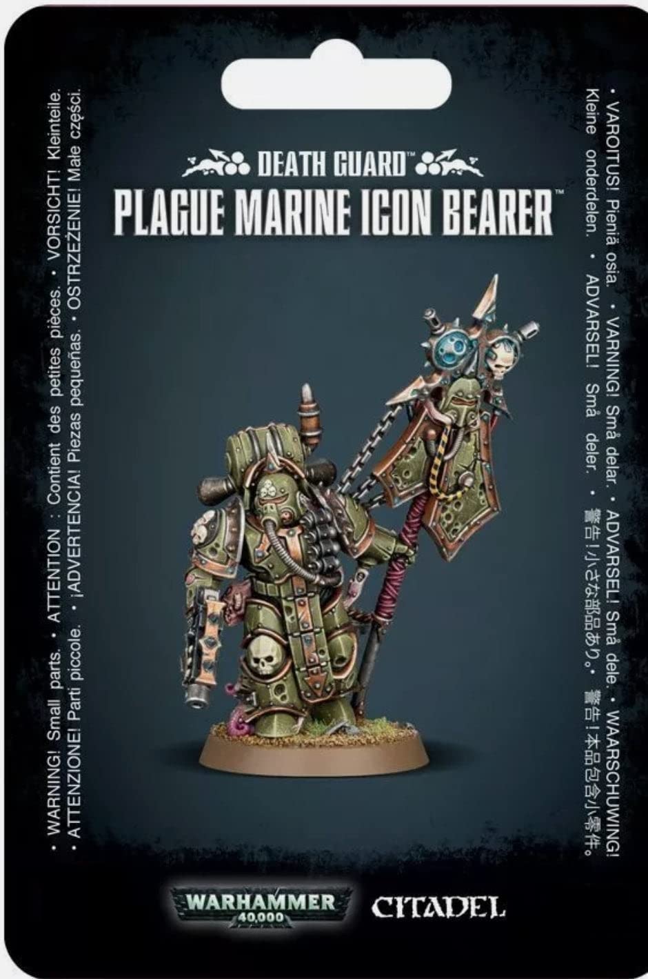 Games Workshop 99070102006" Death Guard Plague Marine Icon Bearer Miniature
