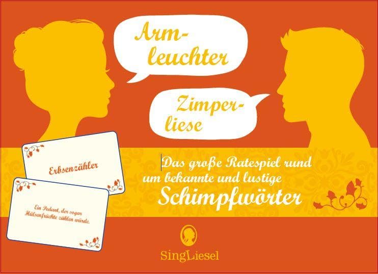 SingLiesel Fast vergessene Schimpfwörter. Das lustige Quiz-Spiel für Senioren. Auch mit Demenz. Spiele-Box mit 100 Karten Spiele. Die schönsten Spiele für Senioren. Auch mit Demenz
