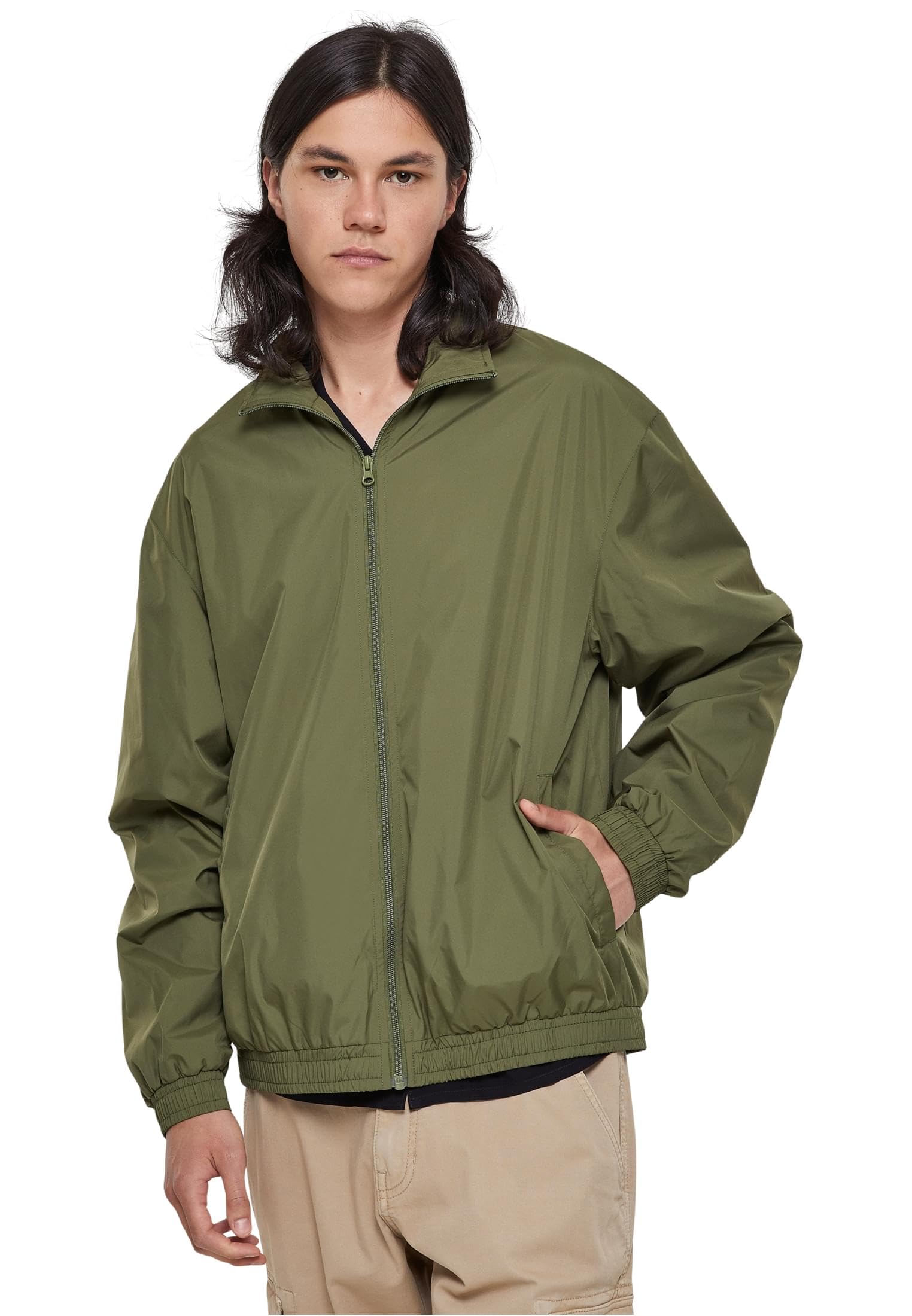 Urban Classics Men's Jacket, olive, 4XL