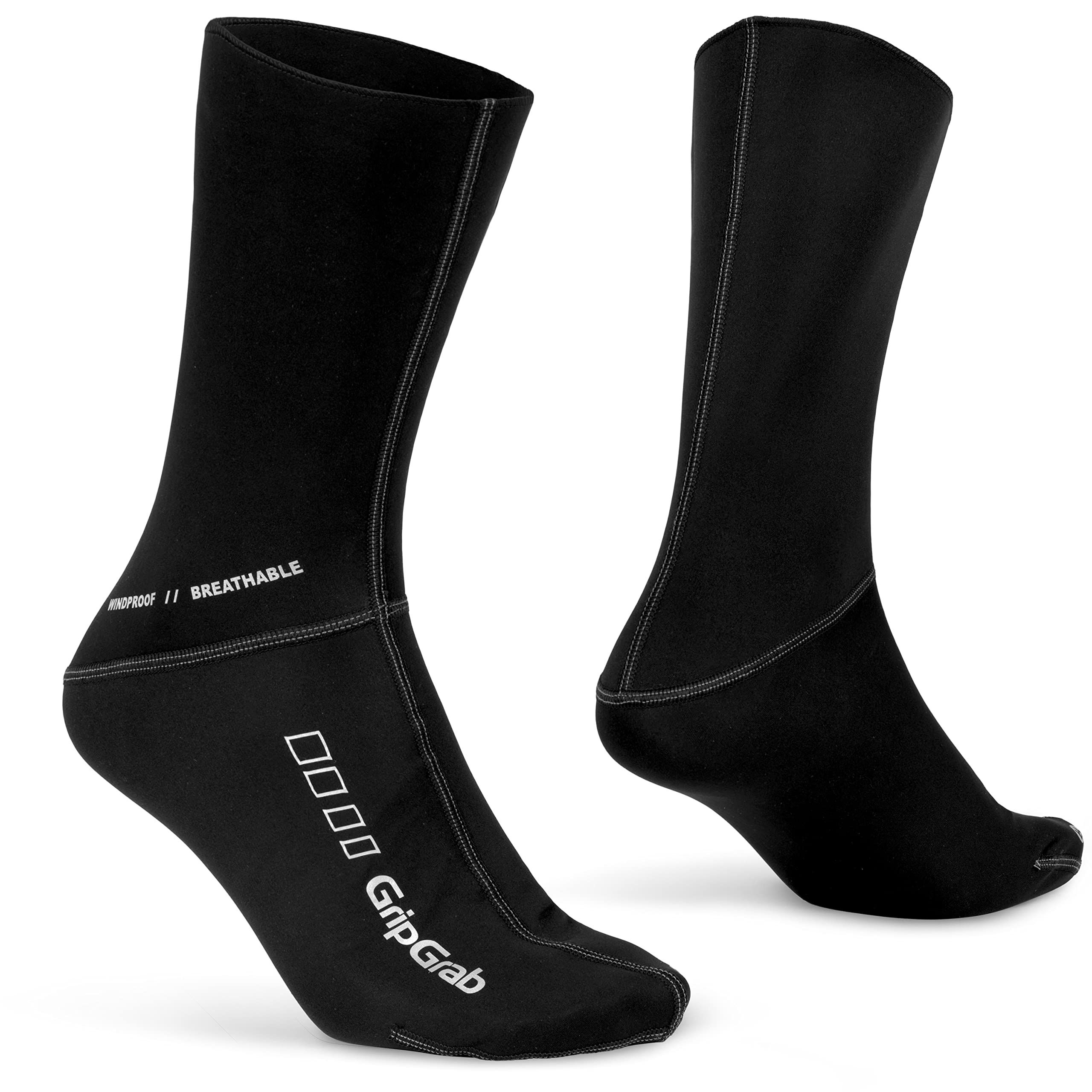GripGrab Windproof Thermal Spring Autumn Cycling Socks Extra Long High Cut Pre-Shaped Cold Wind Protection Bike Sock