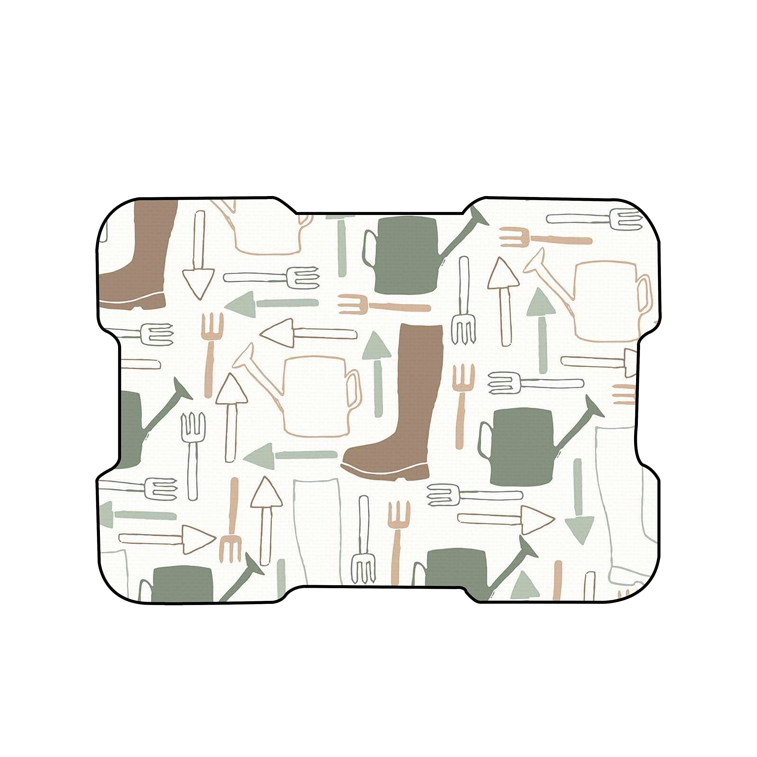 Bonamaison, Digital Printed Mouse Pad, Non-Slip Base, for Office and Home, Size: 22 x 18 cm