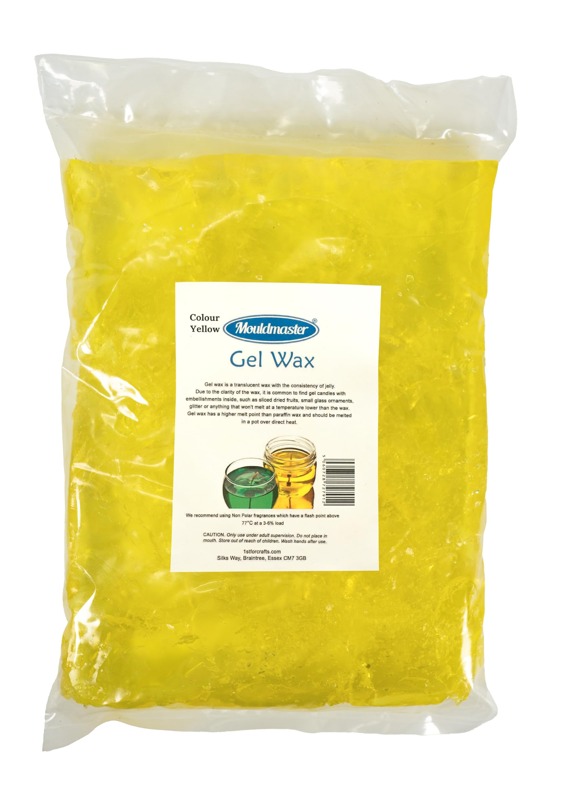 Mouldmaster Gel Wax, Yellow, 100g