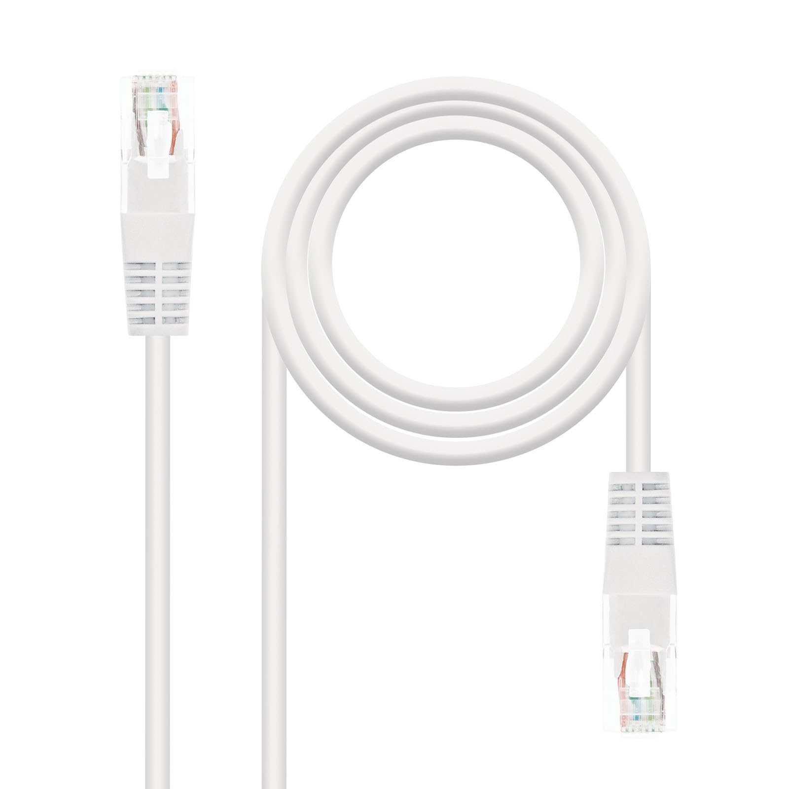 Blendend CAT.6 UTP CAT.6 CAT.6 UTP CAT.6 GAUGE WHITE 25CM LONG NETWORK CABLE - Ideal for network connections and equipment in tight spaces.