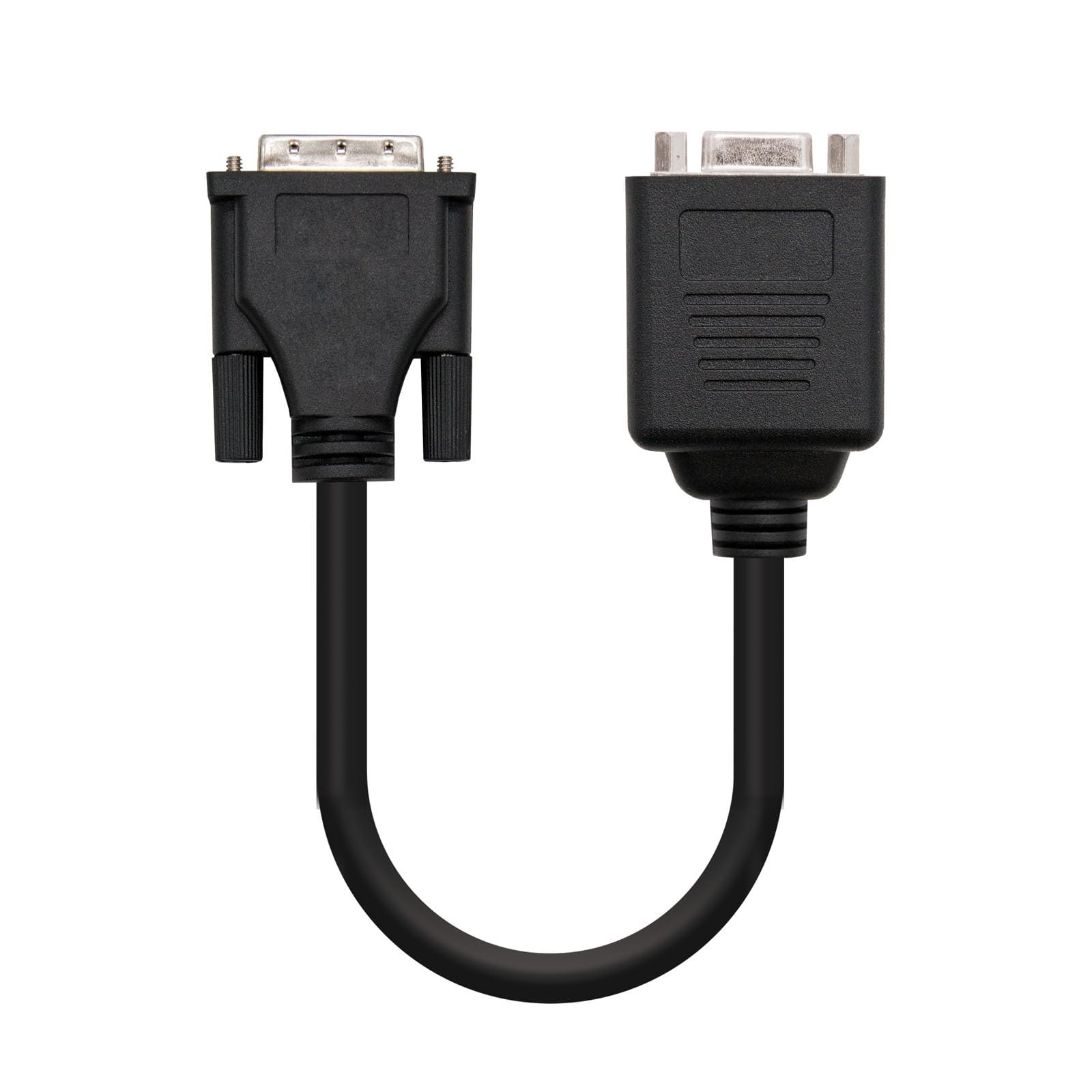 Brightium DVI to VGA splitter cable 20 cm, type DVI/M-2xHDB15/H, ideal for connecting devices with different connection types.