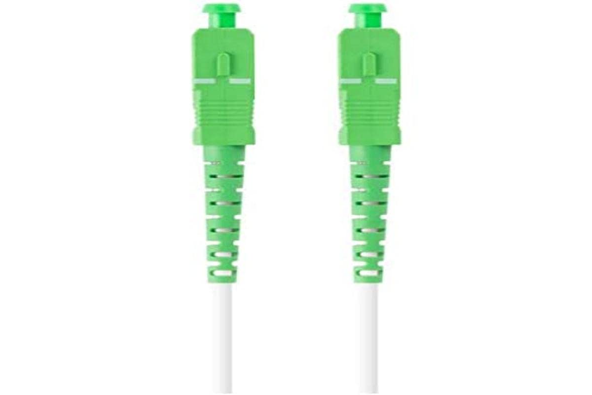 Lanberg 25M MONO SC/APC-SC/APC SIMPLEX G657A2 LSZH WHITE