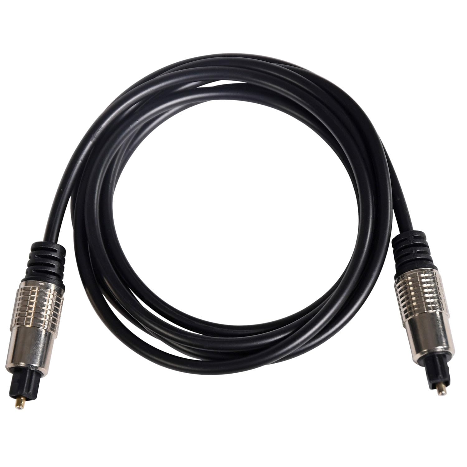 AV:Link | TOSlink Optical Cable for Crystal Clear Multi-Channel Digital Audio, Soundbar, Home Theatre, Gold-Plated, Fibre Optic Speeds, Nicol Cased Connectors | 10 Metre, Black