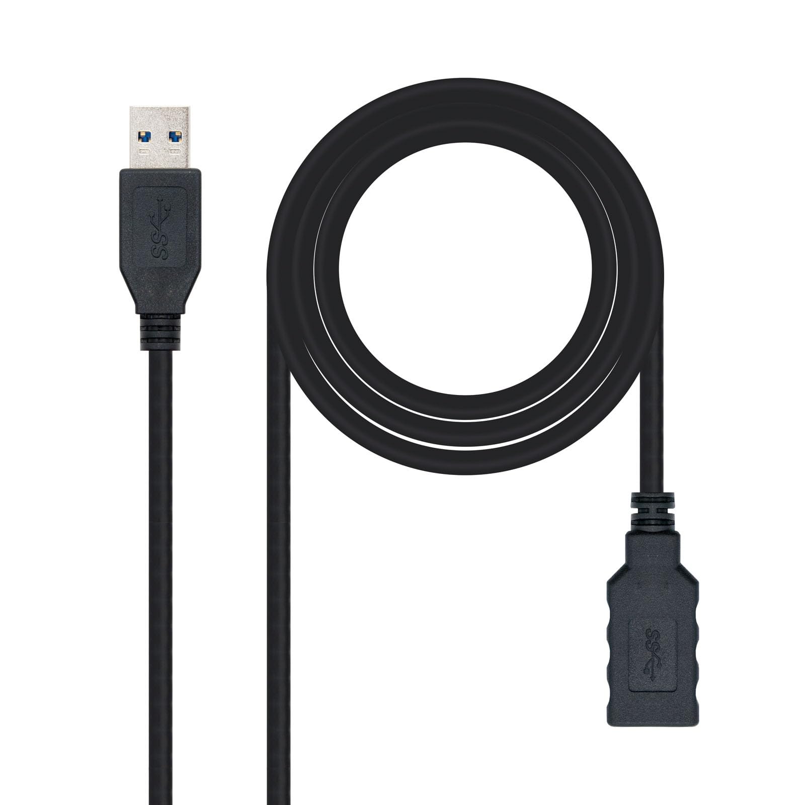 High Speed USB 3.0 Cable Type A Male to Type A Female Black 3m Length Ideal for Extending Connections Between USB Devices
