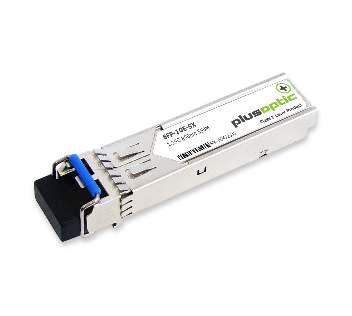 Plusoptic SFP-1G-SX-JUN Juniper Compatible 1.25 Gbps 850 nm 550 m Range SFP Transceiver Module with DDMI