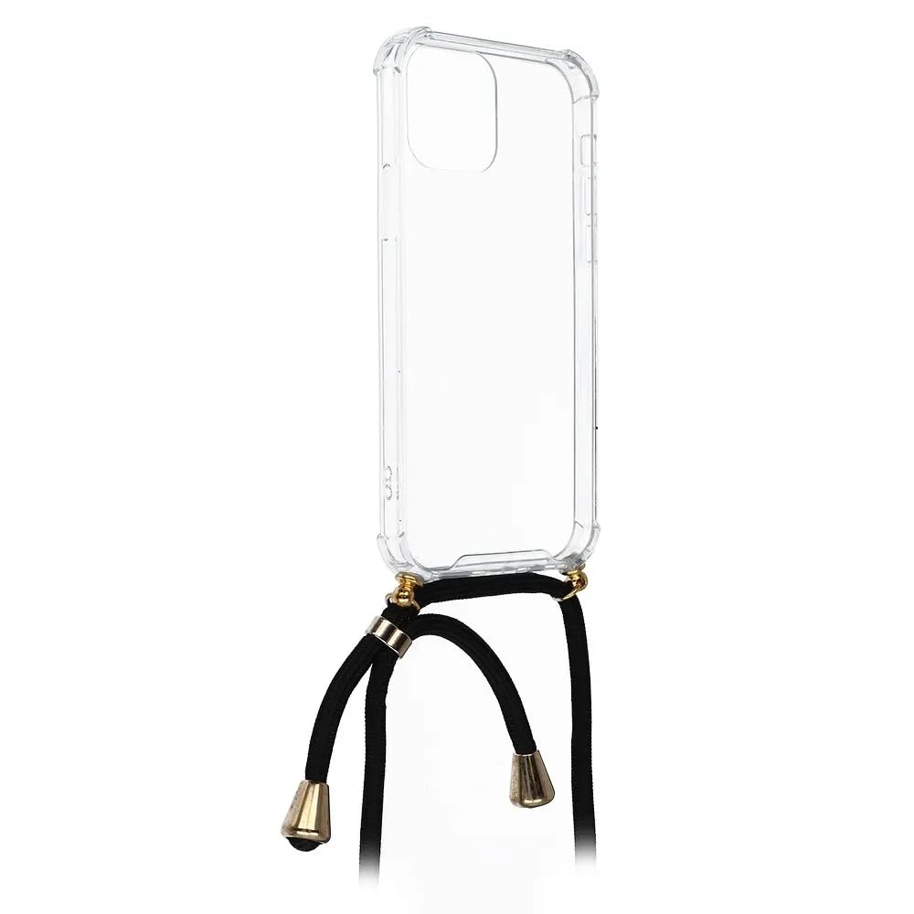 ERT GROUP Cord mobile phone case for Xiaomi Redmi Note 8 perfectly adapted to the shape of the mobile phone, TPU case with rope