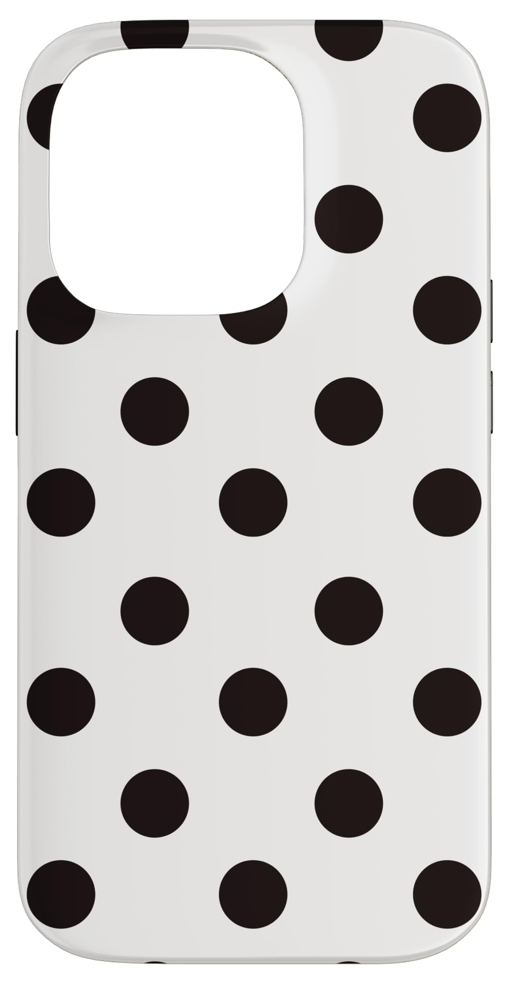 Boho Tiny Polka Dot Rockabilly Black & White Polkadot Case for iPhone 14 Pro