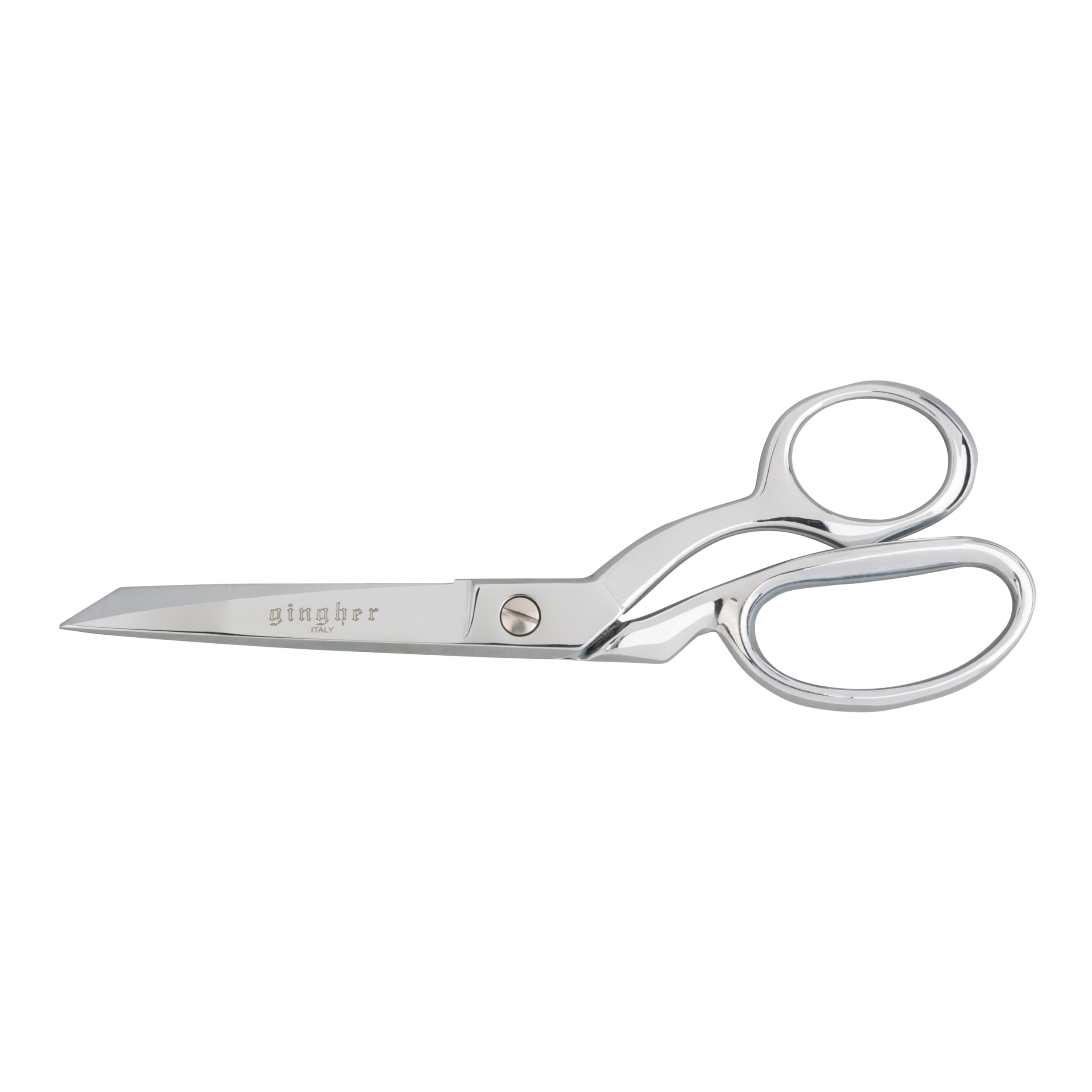 Gingher 8" Serrated Dressmaker's Fabric Scissors with Protective Sheath - 8" Stainless Steel Shears - Sharp Knife Edge Fabric Scissors - Silver