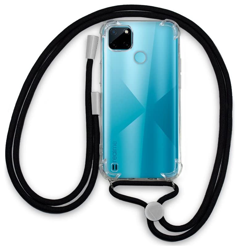 Cool Case for Realme C21Y / C25Y Lanyard Black