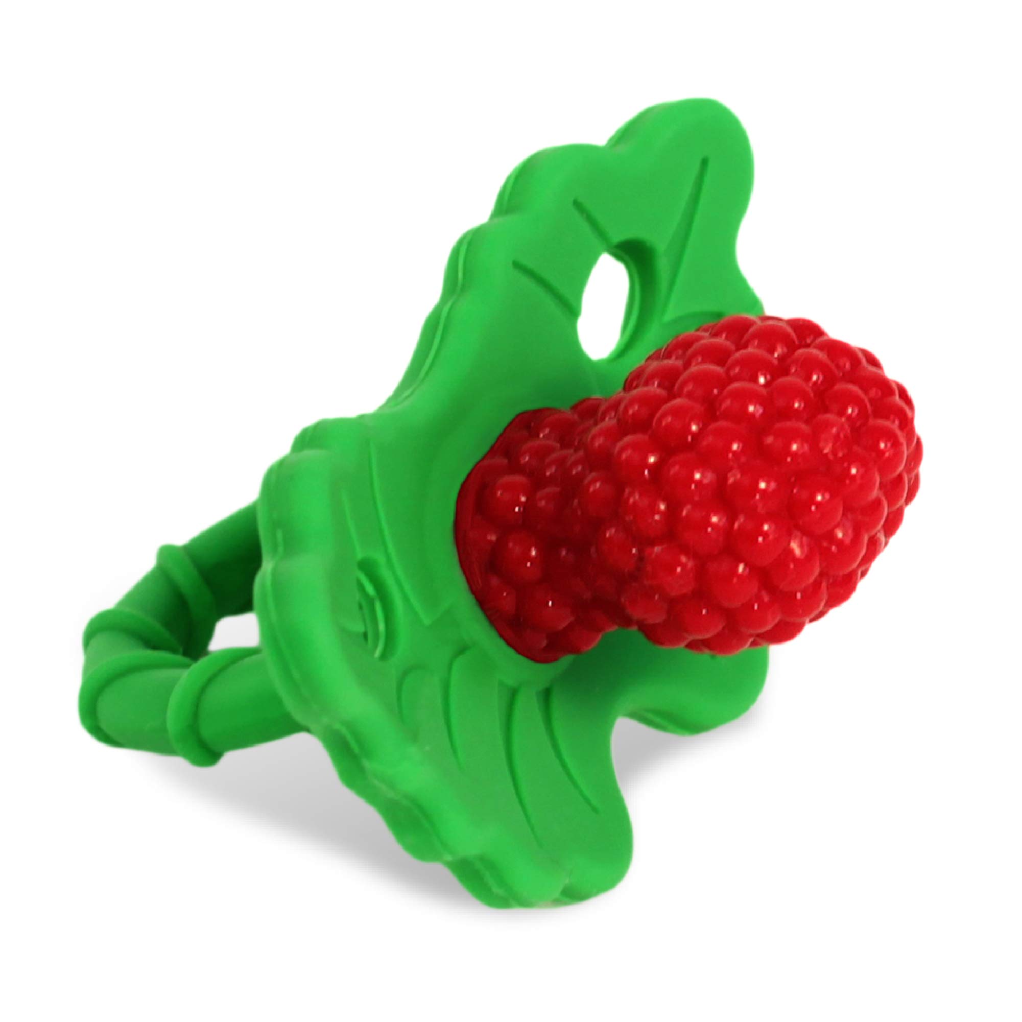Razbaby RaZberry Silicone Baby Teether Toy - Berrybumps Soothe Babies Sore Gums - Infant Teething Toy