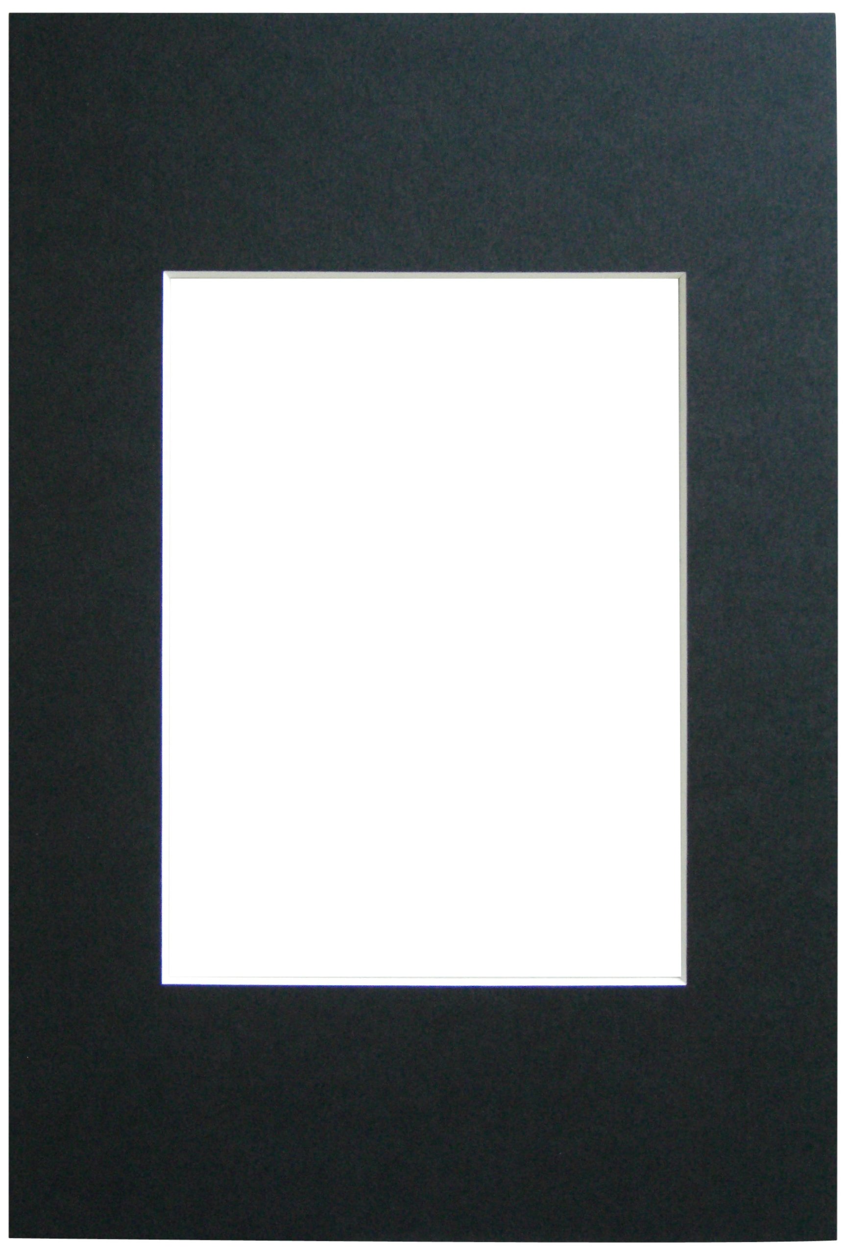 walther design PassepArtouts Black for frame size: 20 x 30 cm, Picture size: 13 x 18 cm PassepArtouts PA030B