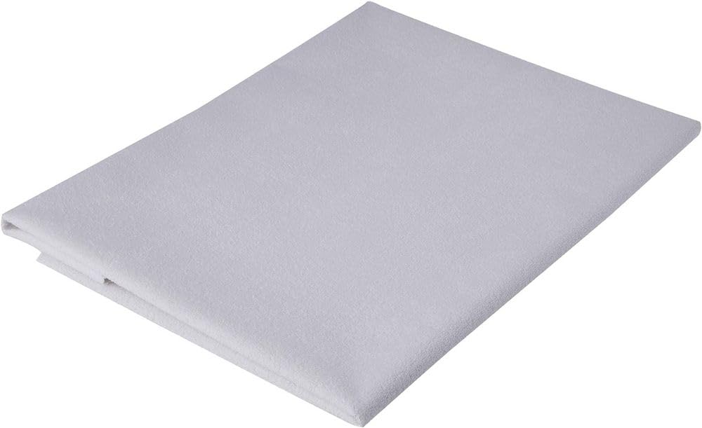 Poupy - Waterproof Breathable Changing Pad, Ultra-Thin Easy Wash Fabric, Soft Portable Anti-Leakage Mat, White, 60x50, Polyvinyl Chloride