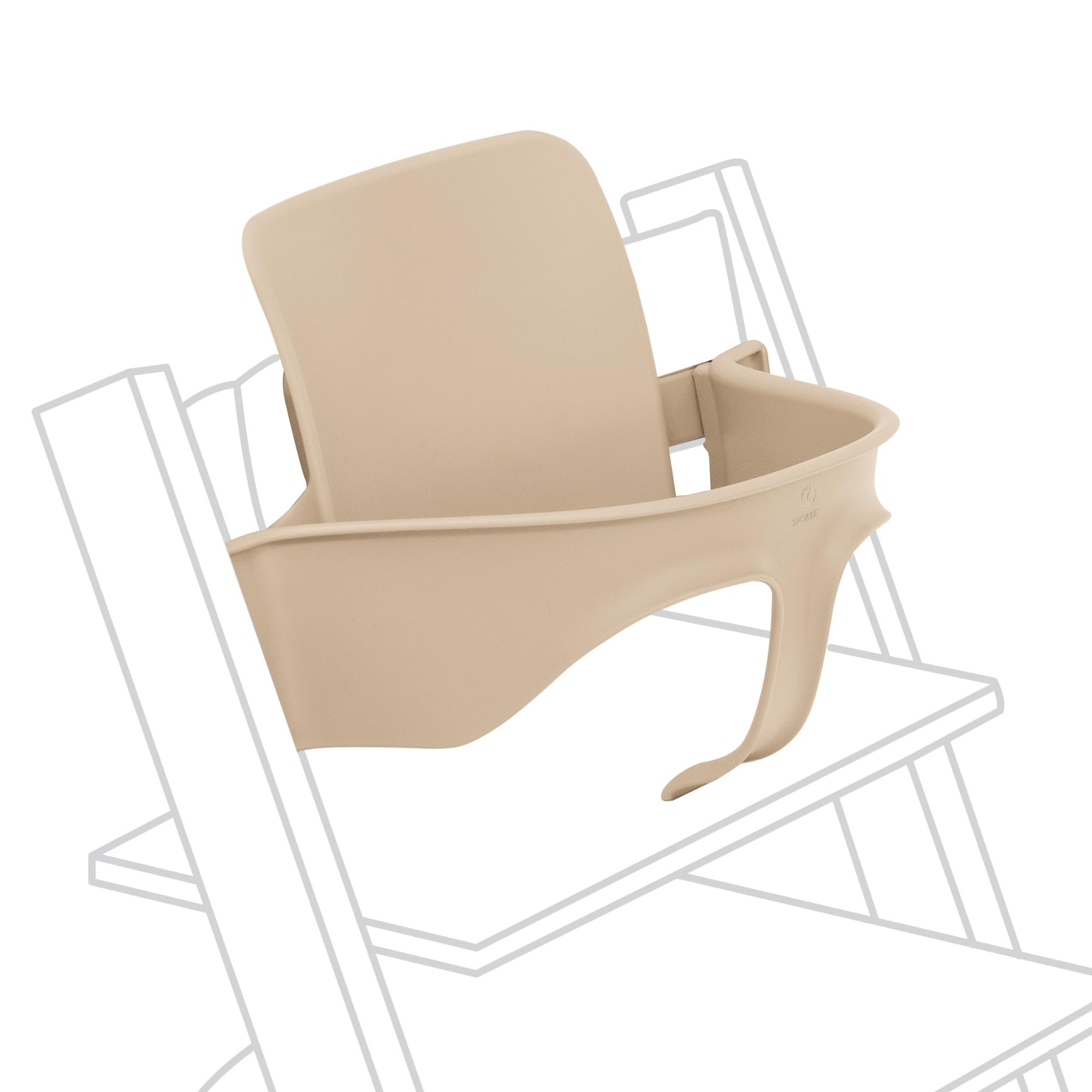 Stokke Tripp Trapp Baby Set2, Natural - Best for Ages 6-36 Months - Convert Tripp Trapp Chairs Produced After May 2003 into a Comfortable High Chair