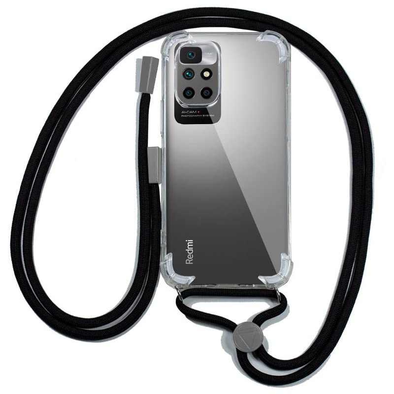 Cool Case for Xiaomi Redmi 10 Black Lanyard