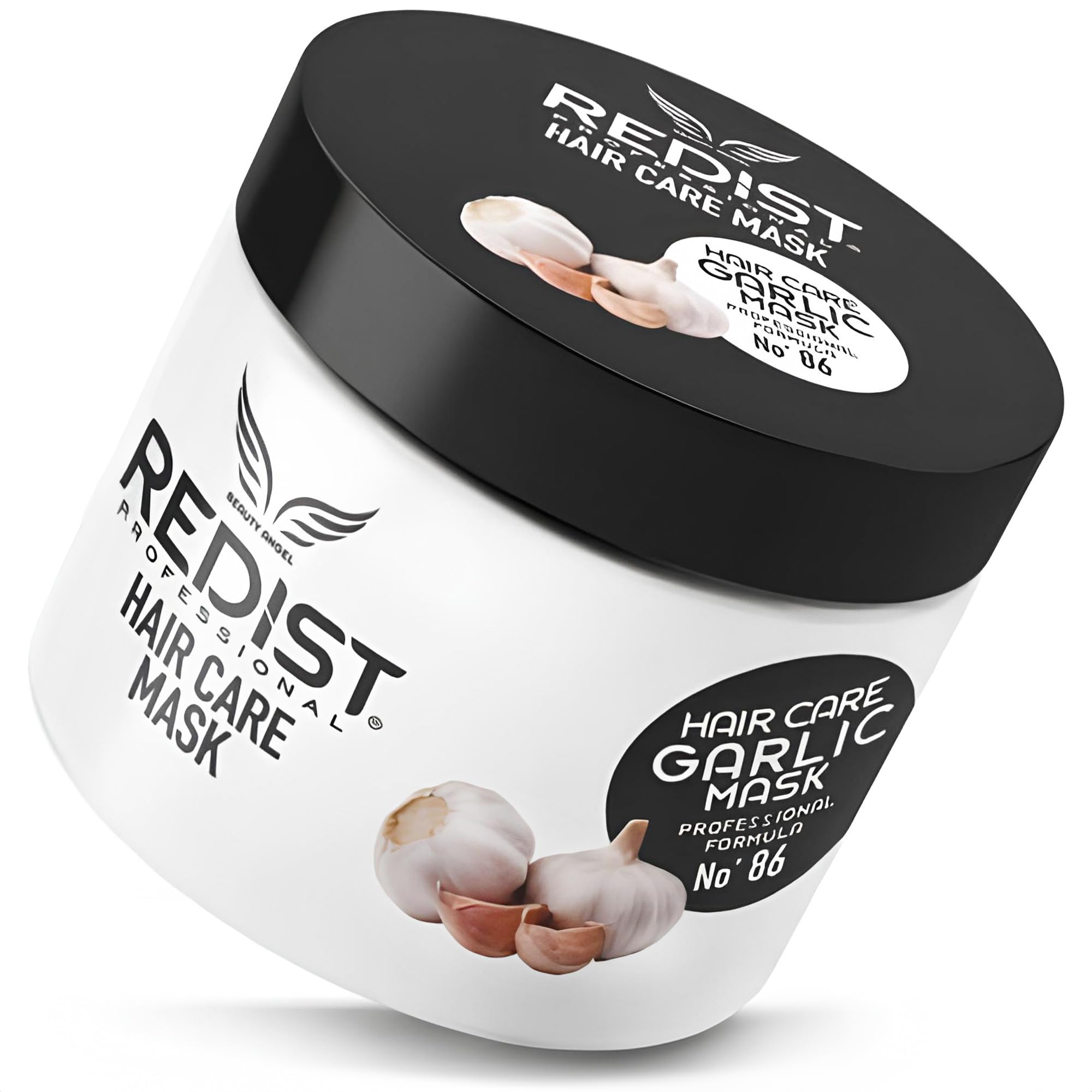 Redist Garlic Hair Mask 500ml | Intensive Repair & Nourishing Treatment for Dry, Damaged & Bleached Hair | Strengthens, Moisturises & Restores Shine | Professional Salon Formula