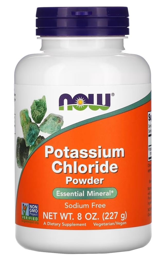 Now Foods - Kaliumchlorid Pulver | Unterstützung des Elektrolythaushalts und Muskelgesundheit - 227g