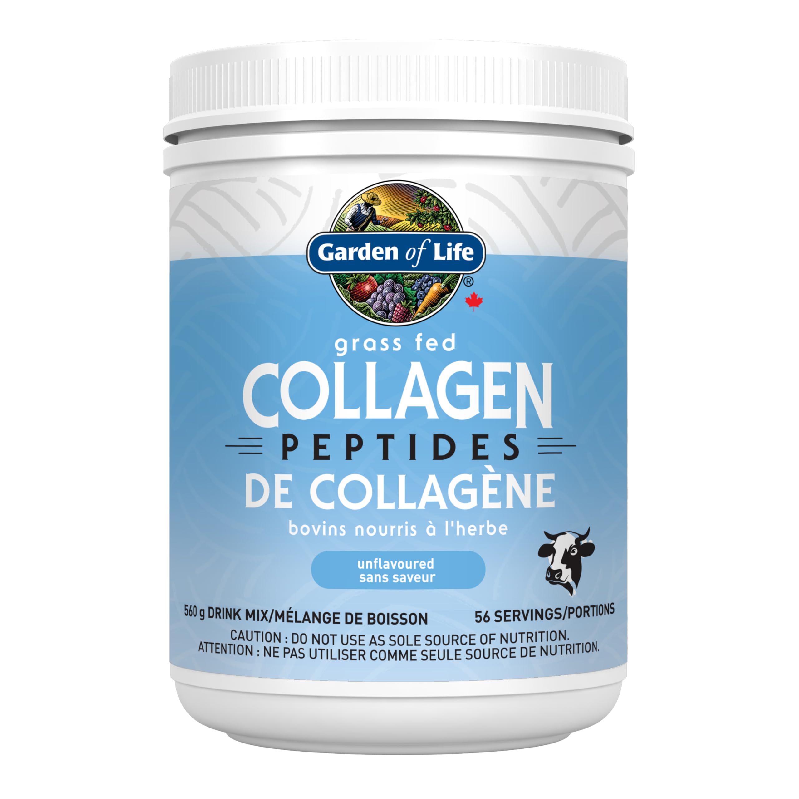 GARDEN OF LIFE Grass Fed Collagen Peptides, 560 GR