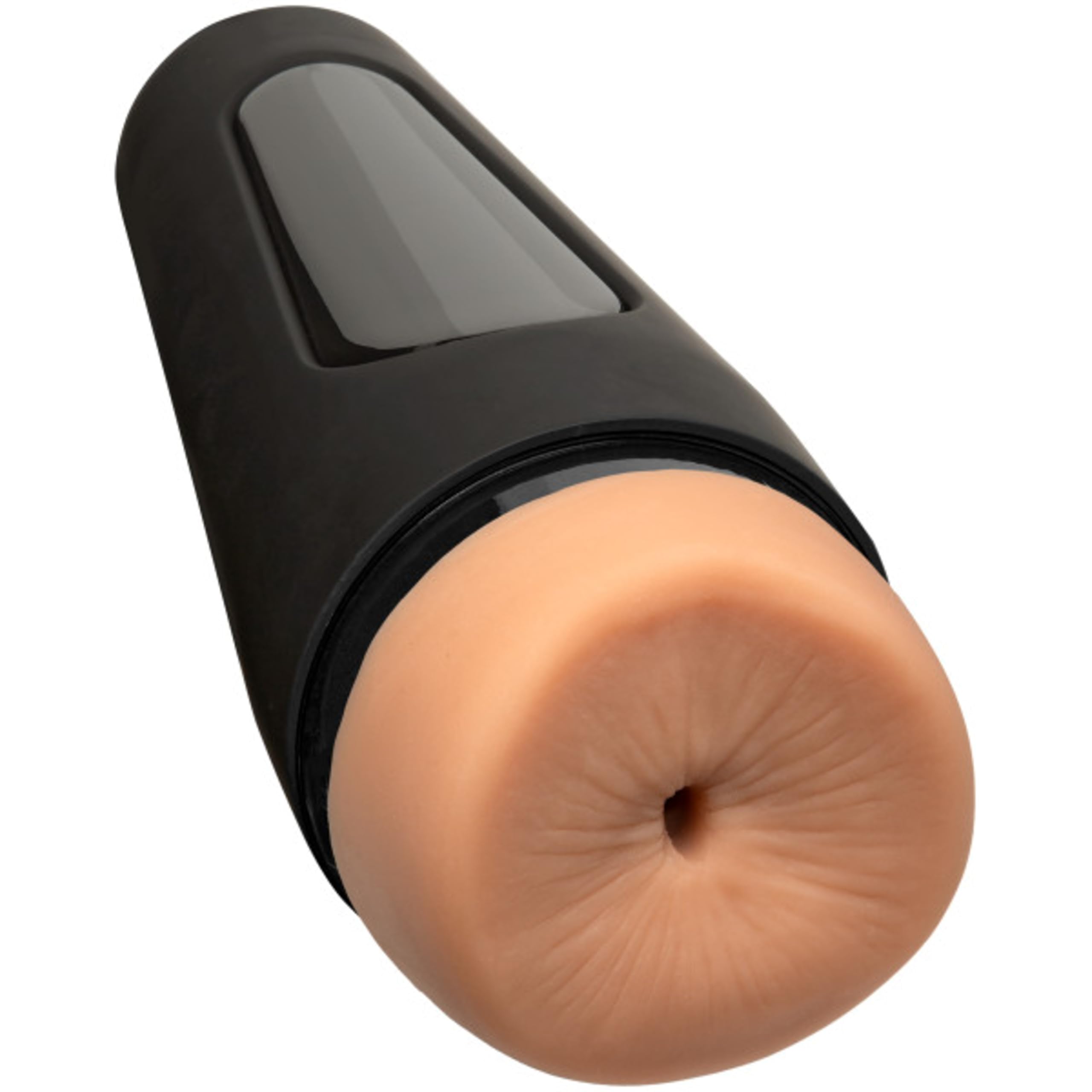 Man Squeeze Randy ULTRASKYN Stroker - Realistic Textured Ass Masturbator with Adjustable Suction and Pressure Control - Vanilla - Ass Anal Masturbator by Doc Johnson - for Adults Only