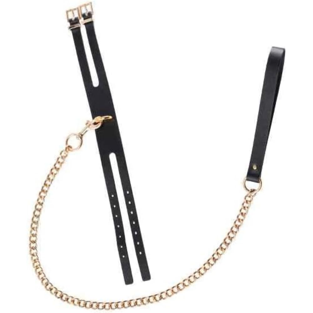 GUILTY PLEASURE Premium Collection Collar Leash Set Black One Size
