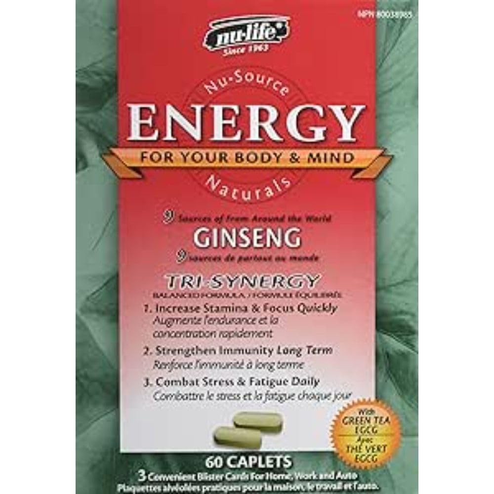 Nu-Life Energy Caplets 60ct Blister/IFC
