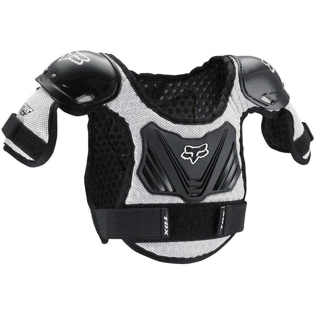 Fox Racing Pee Wee Titan Roost Deflector - Youth Small/Medium/Black/Silver