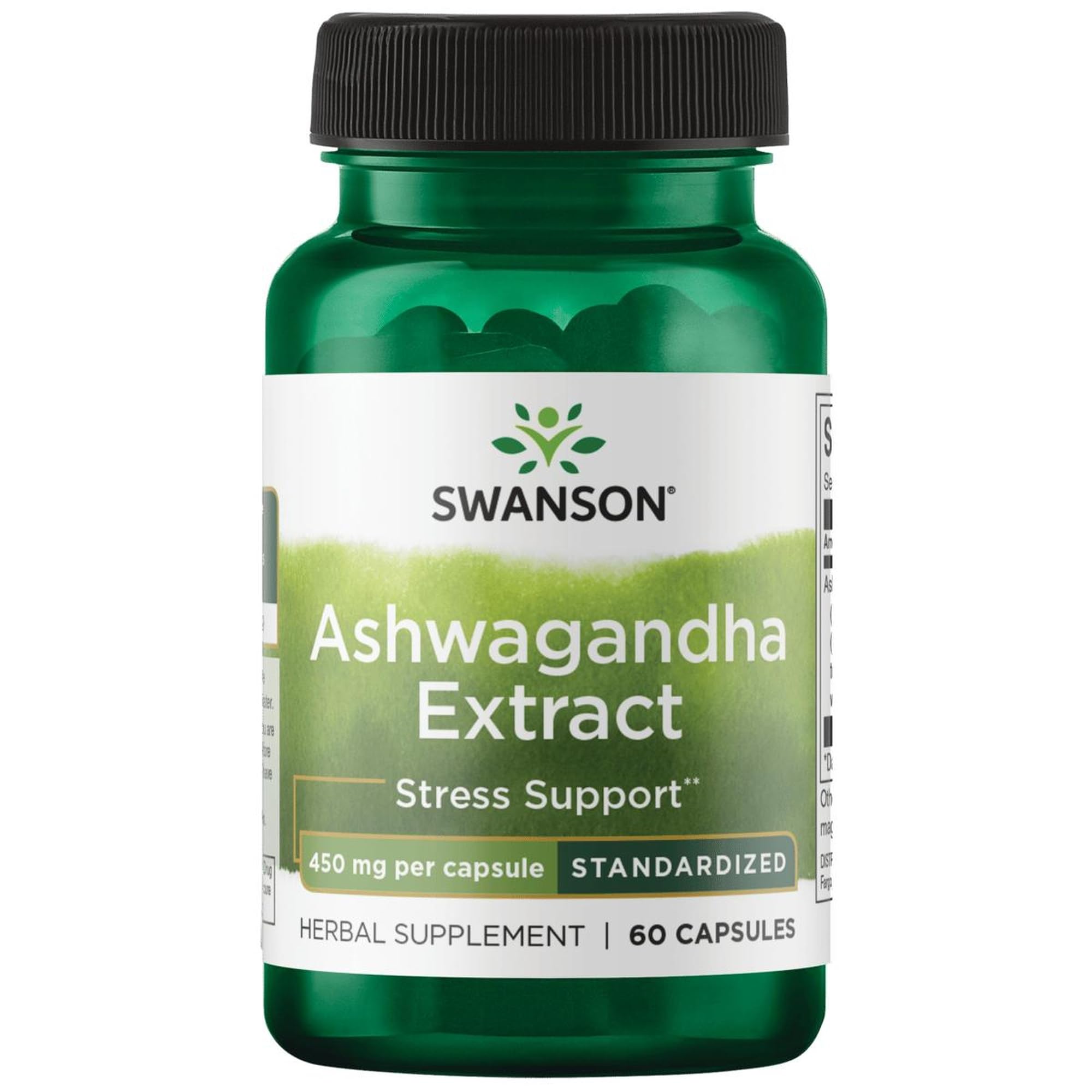 Swanson Ashwagandha Extract, 450mg - 60 caps