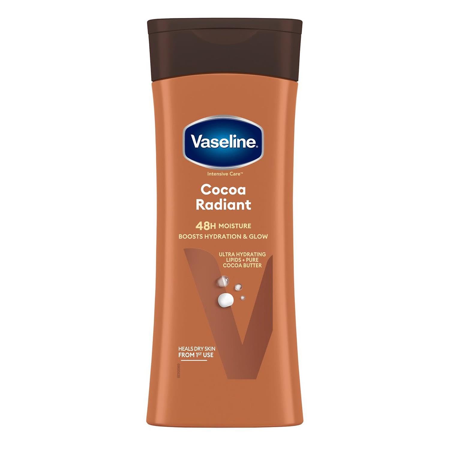 Vaseline Intensive Care Cocoa Radiant 100% Cocoa Butter Body Lotion for Dry Skin 400 ml