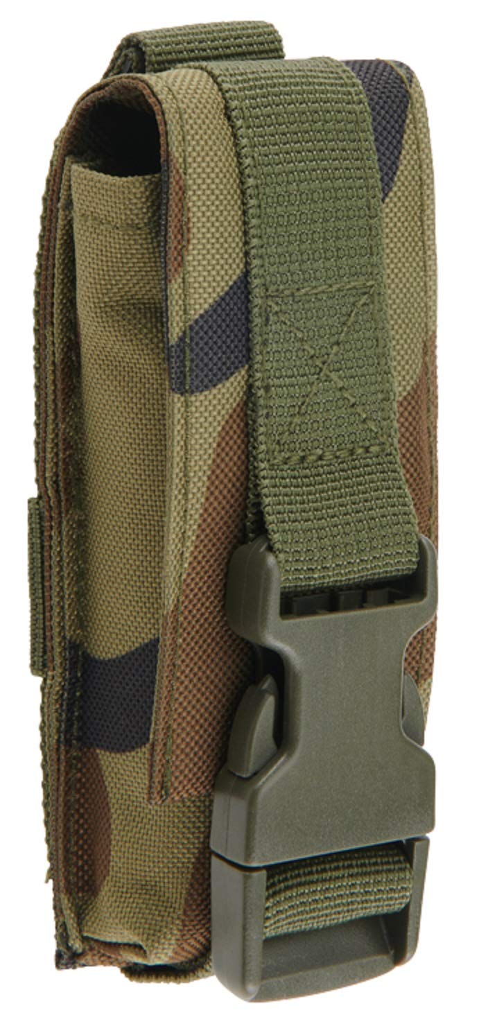 Brandit Molle Multi Pouches - Belt Bags, Accessory Pockets, Tool Pockets, Sizes Small, Medium, and Large in 6 Colours, Adult (Unisex), 8051, woodland, Medium, M