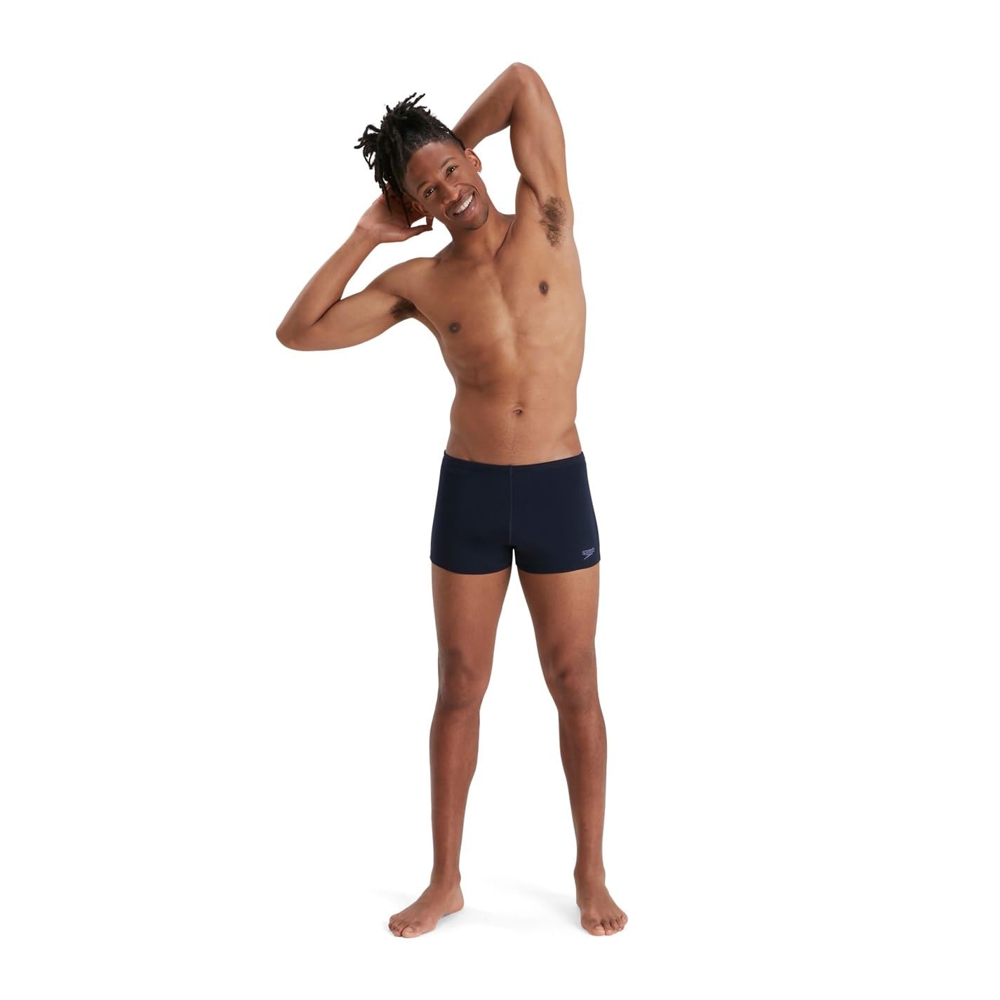 Speedo Men's Endurance+ Aquashort Swimming Trunks | Chlorine Resistant | Swim Fitness | Training | Holiday, True Navy, 30