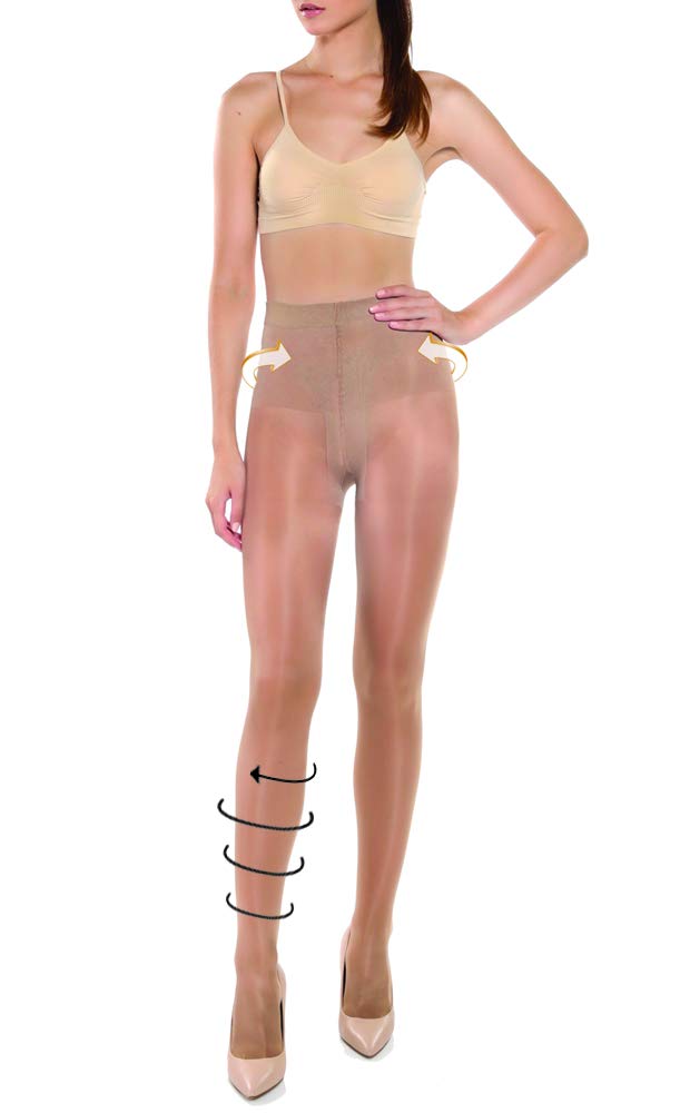 Marie France Women's Repos Active 40 den Tights, Camel, L